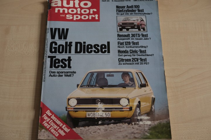 Deckblatt Auto Motor und Sport (25/1976)
